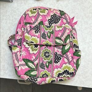 Vera Bradley Floral Pink Backpack